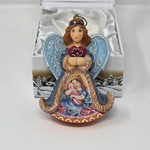 G.DeBrekht Christmas Keepsake Nutcracker Angel Hanging Figurine